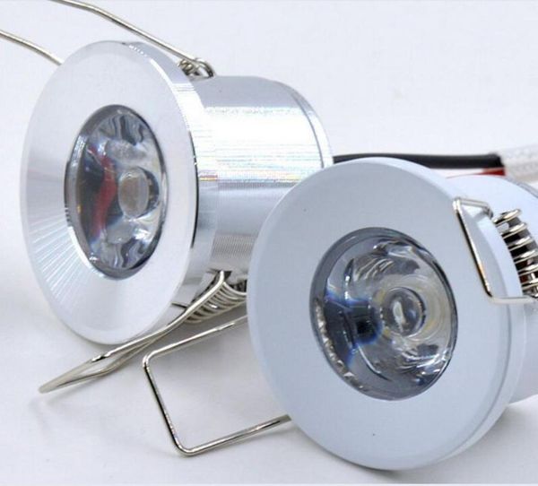 Mancha de madera de techo empotrado en el marco de madera LED Mini Downlights 1W 3W 28 mm Tamaño del orificio de corte 100LM 110V220V debajo del gabinete LAMP2177774