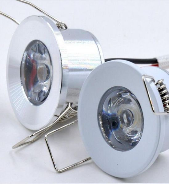 Mancha de techo empotrada en el marco de madera de luz LED Mini Downlights 1W 3W 28 mm Tamaño del orificio de corte 100lm 110V220V debajo de la lámpara del gabinete 6776137