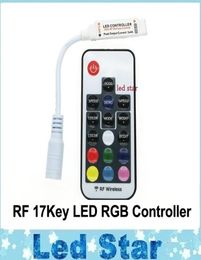 Contrôleur LED RGB DC5V24V 12A, mini variateur à distance sans fil RF 17 touches pour bande lumineuse Flexible 5050 3528 RGB 5022429