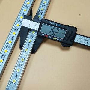 LED Rigid Strip Light 8W 800LM 5050 SMD LED Bar Licht Wit / Warm Wit 36LEDS 50 cm Kast LED Rigid Strip DC12V Showcase