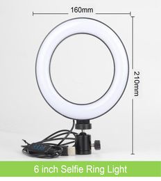 LED LED LETURE 68101218 POUC AVEC SUPPORT THEPLE Trépied Stand Selfie Ringlight Circle Tiktok Lamp Youtube Makeup Video Live Shoo5083269