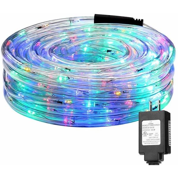 LED Corde Lumières 8 Modes LED Étanche Arc-En-Tube Corde Led Bande Lumière De Noël Extérieur Vacances Décoration Lumières IP65 Y201020