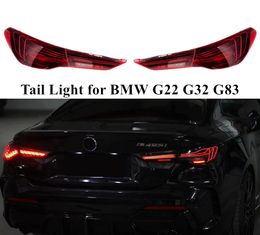 Feu arrière antibrouillard LED pour BMW G32 M4, feu arrière G22 G82, clignotant, lampe de voiture, accessoires automobiles