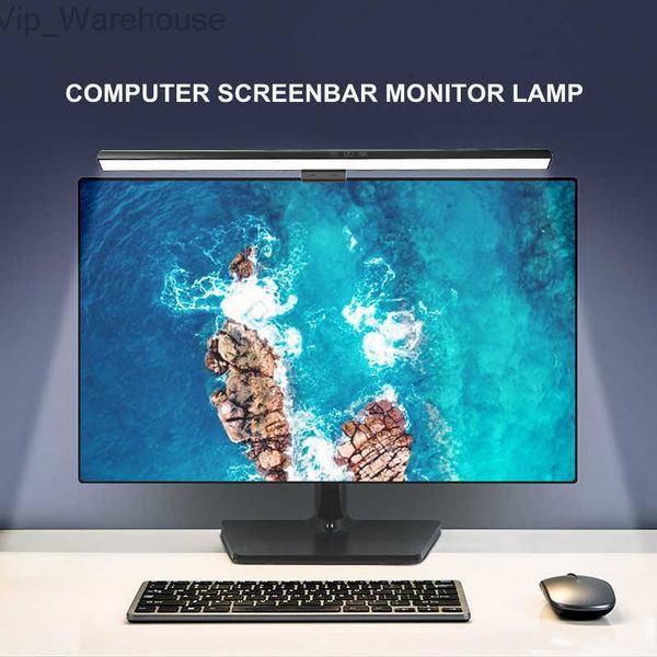 Pantalla LED Luz colgante PC Computadora Pantalla portátil Luz de escritorio Barra de pantalla Lámpara de mesa Estudio de oficina Luz de lectura para LCD Monito HKD230824