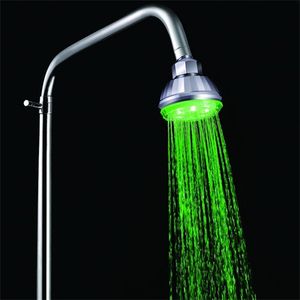 Pommeau de douche LED Pommeau de douche Boost Pluie Économisez de l'eau Réglable Automatique All-round 7 Couleur LED Pommeau de douche Facut Home Salle de bain 200925