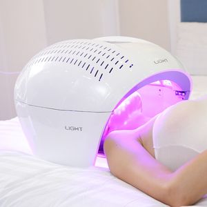 LED -huid Verjonging Gezichtsbehandeling 4 of 7 kleuren Acne Verwijdering LED Blue Light Therapy Machine