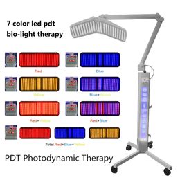 PDT LED Fotodynamisch masker Body Lichaam Licht Therapie Machine Roodblauw Geel Geel Licht Face Lamp Beads Fotonenriem Huid Verjongingssalon Huisgebruik