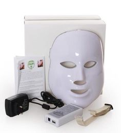 LED Rajeunissement de la peau PTD LED Masque facial 7 couleurs Traitement LED Raffermissement de la peau Équipement de beauté du visage Masque Masque anti-âge électrique A4453149