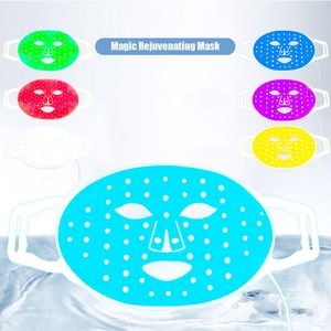 Masque de beauté électrique de rajeunissement de la peau à LED pour l'élimination des rides du visage et le traitement de l'ance thérapie photonique personnelle