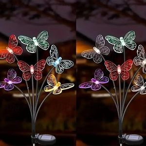 LED SOLAR BUTPARFLY LUMBRE LAVE DE LA LAGE EXTÉRIEUR IP65 IPAPHER