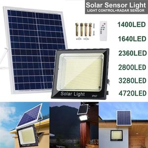 LED Solar Flood Lights Outdoor IP67 Waterdichte Floodlamp Buiten Tuin Lichten voor Path Street Corridors Binnenplaatsen Landschap Spotlight