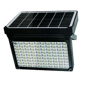 Projecteurs solaires à LED Lampes de secours solaires Lampes de camping en plein air Lampes d'éclairage mobiles Portable Pliant étanche IP65 5000mAH batterie puissante