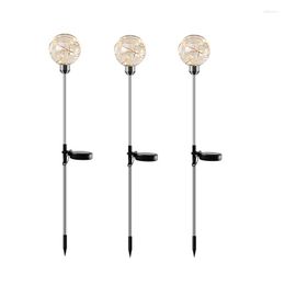 Led Solaire Jardin Lumière Pelouse Lampe Boule Extérieure Reed Étanche IP65 Fil De Cuivre Pour Paysage/Jardin Décoration