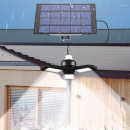 LED Solar Lamp 60/120 Garage Lights Folding Light Powered Laidable Warehouse Workshop noodverlichting