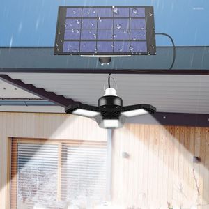 LED Solar Lamp 60/120 Garage Lights Folding Light Powered Laidable Warehouse Workshop noodverlichting