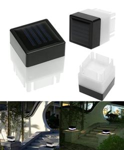 LED Solar Lamp Solar Garden Lights Post Cap Light Square aangedreven pilaarlichten voor smeedijzeren schermen voortuin Backyards Gate 7001886