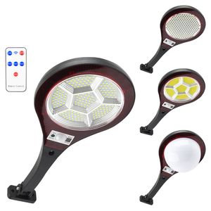 LED lampe solaire lampadaire solaire extérieur étanche PIR capteur de mouvement télécommande applique murale maison jardin route projecteur