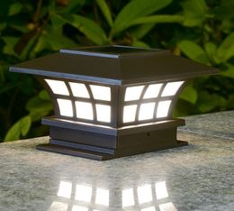 LED Solar Light Outdoor Solar Lamp Retro Waterdichte Pijler Lamp Hoge Kwaliteit Tuin Decoratie Padverlichting Nachtlampje