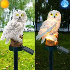 LED Solar Licht Uil Vorm Landschap Lichten Decoratieve Licht Lawn Lighting Outdoor Waterdichte Landschap Verlichting voor Wegtuin