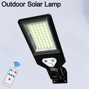 LED Solar Motion Sensor Flood Light Cob Security Wall Street Lamp Yard Outdoor Usalight