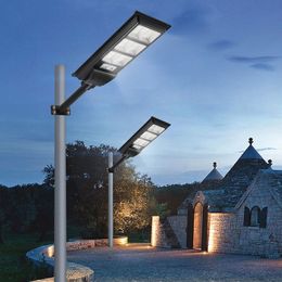LED Solar Street Light Radar Induction Sensor Waterdichte IP65 Wall Outdoor Garden Landschap Beveiligingen Lichten Crestech