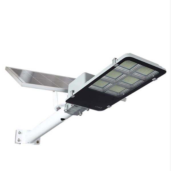 Luces de calle solares LED Impermeable IP66 Iluminación exterior Luz de inundación Solares Lámpara Plaza jardín estacionamiento 500W 6500K Seguridad Patio Jardines crestech168