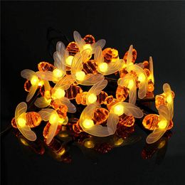 LED Solar String Light 6m 30ls Solar Power Fairy Lights Warm White Color Waterproof Outdoor LED Kerstverlichting