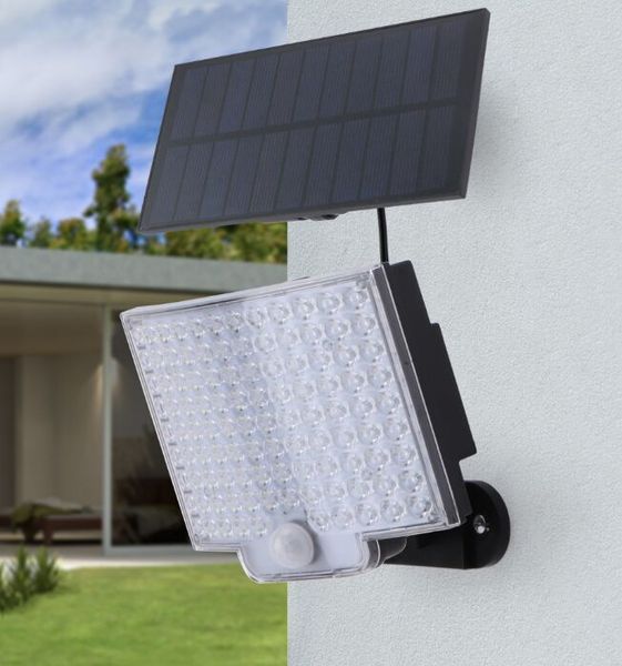 LED appliques solaires extérieures étanche IP65 PIR capteur de mouvement éclairage rue jardin décoration lampe projecteur