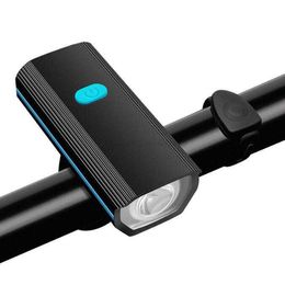 Led-luidspreker Lichten 120db Hoorn Fietslamp waterdicht USB Oplaadbaar Fietskoplampen Outdoor fietskoplamp 3-modus fietslampen Alkingline