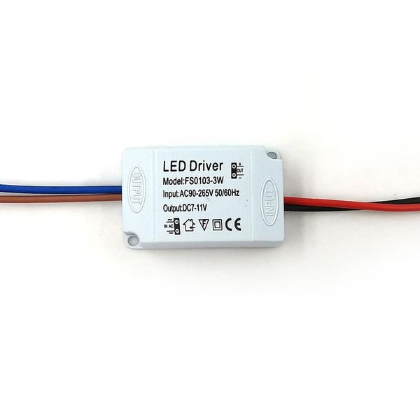 Alimentation du conducteur LED Alimentation 3W 5W 7W 10W 20W 30W Transformateur AC / DC pour les lumières LED LED LED 110V 220V