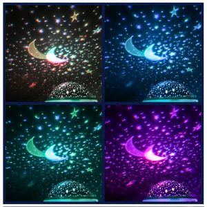 LED Starry Sky Lamp Romantische Starlight Projectie Lichten Kinderkamer Starrysky Projector Sfeer Gift Nachtlampje