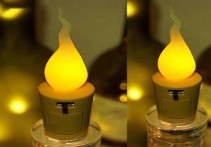 Guirlande lumineuse LED 2M 20LED, lampe en fil de cuivre, bouteille de vin, liège, blanc chaud, alimenté par batterie, pour bricolage, décoration de fête, noël 4345335