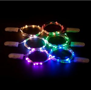LED String Lights Fairy Button Battery bediende Garland Light voor Xmas Wedding Party Decoration Christmas String 10PCS