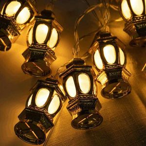 LED Cordes 3M 20LED Ramadan Décoration En Plastique Lanterne Led Guirlande Lumineuse Ramadan Décor Eid Mubarak Cadeau Al-Fitr Eid Festival Fête Fournitures P230414