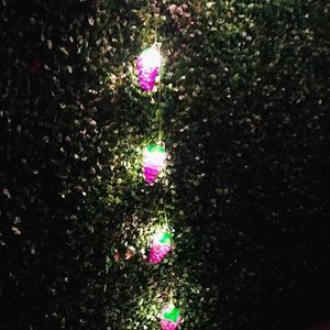 LED cordes batterie chaîne lumière fruits lanterne salle de fête de mariage pour noël lueur décor à la maison LED éclairage YQ240401