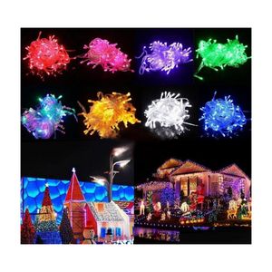 LED -snaren Kerstverlichting Crazy verkopen 10m/pc's 100 decoratie licht 110V 220V voor feest trouwvakantie verlichting levering dhnao