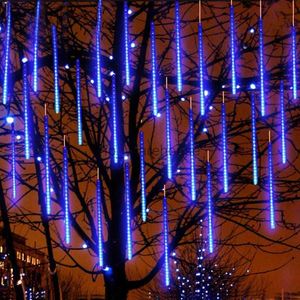 LED Strings Party 30 / 50cm LED Météore Douche Guirlande Bande De Vacances Lumière Extérieure Étanche Fée Lumières Pour Jardin Rue Décoration De Noël Nouveau HKD230919