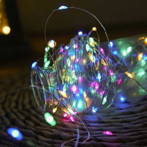 LED-snaren Feest Koperdraad Lichtslinger LED 20 stuks Tuinfee Lamp Vakantielicht Decor Kerstmis CR2032 Batterij voor Bruiloft Kerstslinger Feest HKD230919