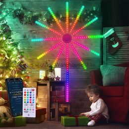 LED-snaren Feest Vuurwerk LED-stripverlichting Slaapkamer Muziek Gesynchroniseerd 5050 SMD APP Controle Vuurwerk LED-licht voor Feest Vakantie Decor HKD230919