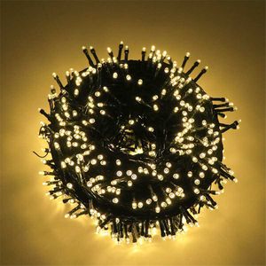 LED Strings Party Nouveau 10M 20M 30M 50M LED String Lights extérieur étanche guirlande fée lumières pour fête de mariage arbre de Noël décoration de jardin HKD230919