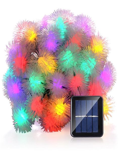Crises LED Lights Solar Solar Ball Ball Christmas Light 30 50 100 200 LEDS Éclairage décoratif de fée imperméable4216727
