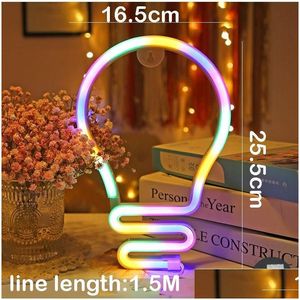 LED STRINGS USB Neon Santa Claus Licht snoer bord Lamp Festival Party Lights Lichten Kerstjaar Decoratie Drop Levering Lighting H DHBMB