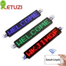 LED Strip Display Lamp Car Scrolling Message Screen Bluetooth-compatibele app-controle 5V Power Programmable CAR-accessoires Licht