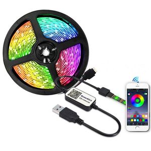 LED Strip Light Bluetooth App Bediening TVS Backlight 5V USB Bluetooths RGB-tape-lamp voor TV Achtergronddecoratie D1.0