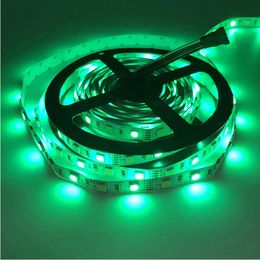 LED Strip Light DC12V SMD5050 RGBW RGBWW Flexibel 300leds 5m Roll PCB Bar KTV Computer Deskt TV Achtergrond Decoratie voor bruiloft Crestech168