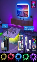 LED STRIP LIGHTS MINI WIFI 5 10 15 20M 5050 DC12V RIDODE RUBON MULTICOLOR RIDODE 24KEYS 44KES AVEC APP CONTRÔLE MUSIQUE SYNC AC1002406802137