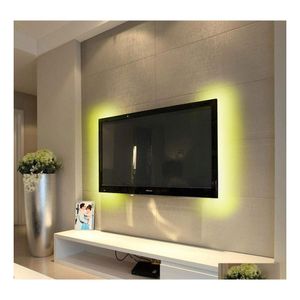 Bandes Led Brelong 3528Smd Rgb Light Strip Tv Background Bluetooth App Control Dimmable Bare Board n'est pas étanche Drop Delivery L Dhrwt