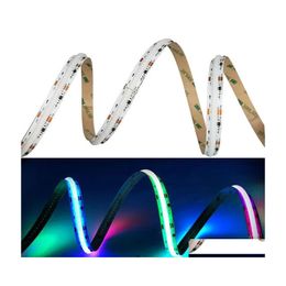 LED Strips Cob FL Color Strip 24V WS2811 IC Smart Dream RGB Magic Digital Pixel Lights 720leds/M Adresable Flexible Ribbon Drop de Dh7jo