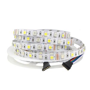 LED Strips DC 12V 600leds RGB 5050 SMD Waterdichte RGBW Strip Lights in Silicone Sleeving IP67 voor bruiloftsfeestje Vakantie buitenled verlichting nu gebruik