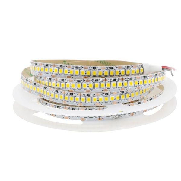 Bandes LED Dc12V bande non étanche 5 M/Lot Fiexible Smd 2835 240Led/M blanc chaud/blanc/1200Leds/rouleau de bande Extra lumineuse livraison directe Dhw3L